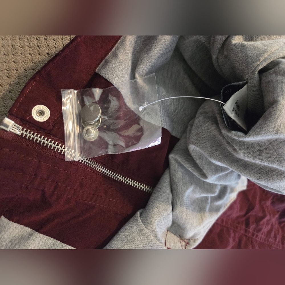 Burgundy Casual Jacket - Picture 8 of 11